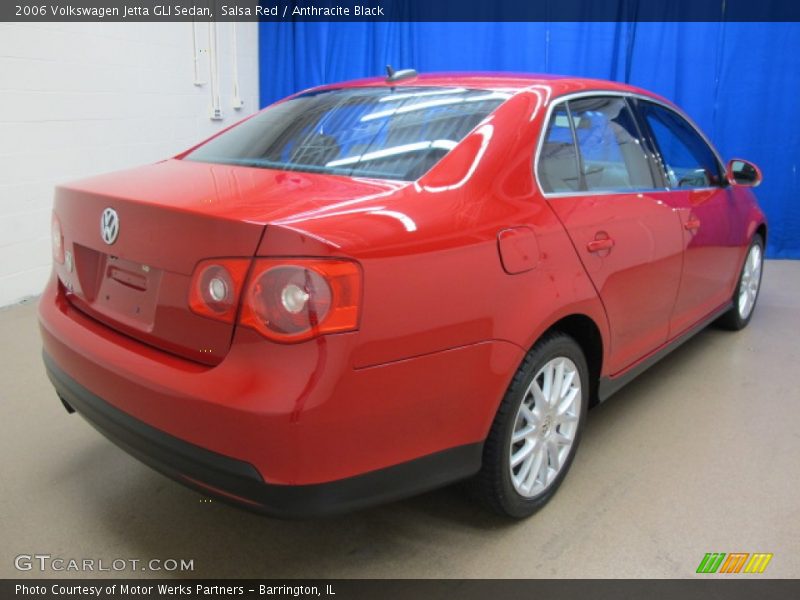 Salsa Red / Anthracite Black 2006 Volkswagen Jetta GLI Sedan