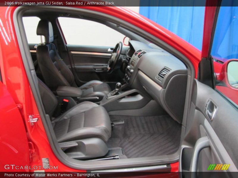 Salsa Red / Anthracite Black 2006 Volkswagen Jetta GLI Sedan