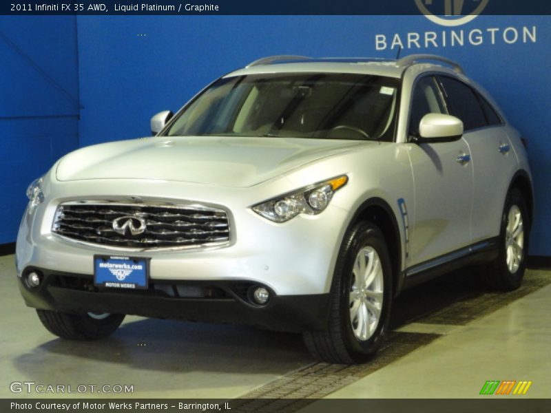 Liquid Platinum / Graphite 2011 Infiniti FX 35 AWD