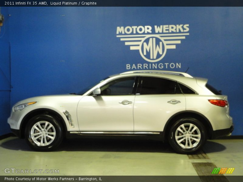 Liquid Platinum / Graphite 2011 Infiniti FX 35 AWD