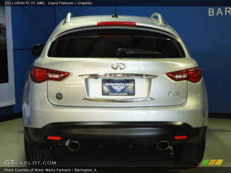 Liquid Platinum / Graphite 2011 Infiniti FX 35 AWD