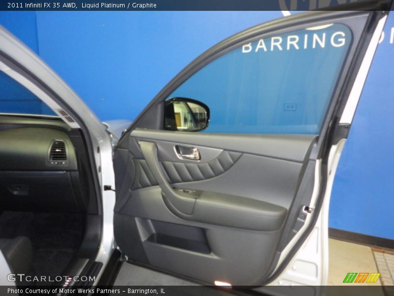 Liquid Platinum / Graphite 2011 Infiniti FX 35 AWD