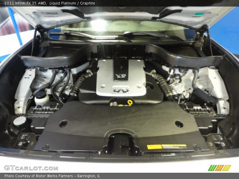 Liquid Platinum / Graphite 2011 Infiniti FX 35 AWD
