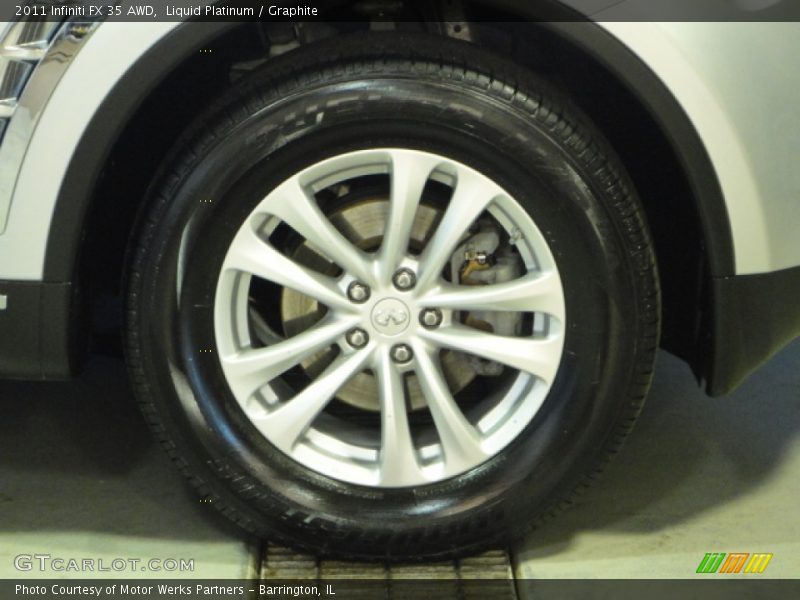 Liquid Platinum / Graphite 2011 Infiniti FX 35 AWD