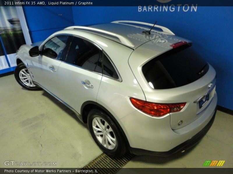 Liquid Platinum / Graphite 2011 Infiniti FX 35 AWD