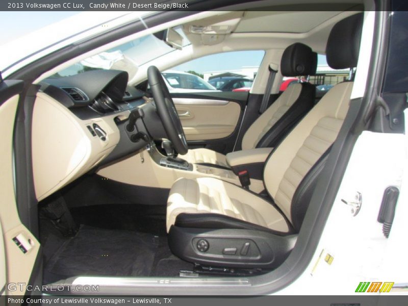 Front Seat of 2013 CC Lux