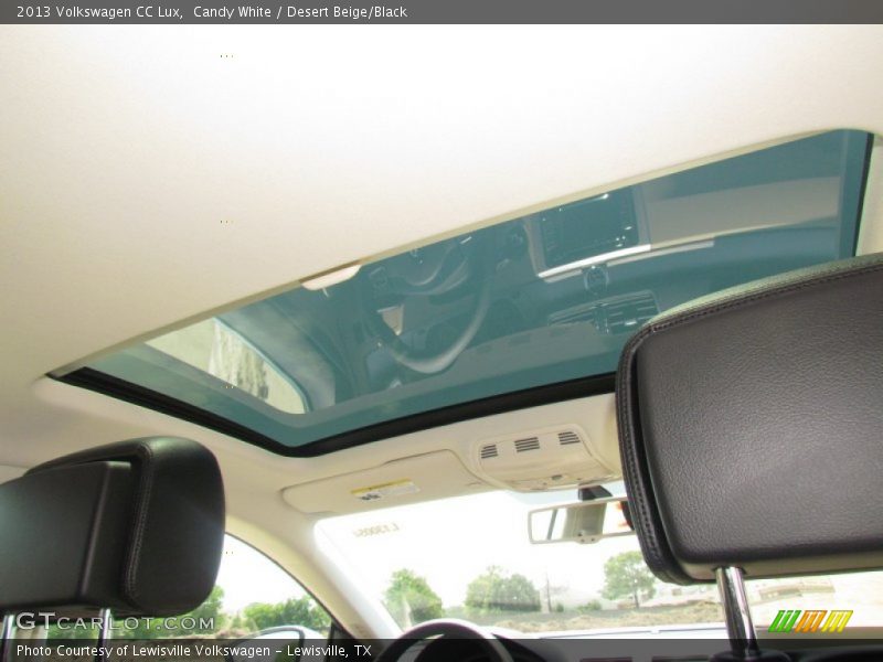 Sunroof of 2013 CC Lux
