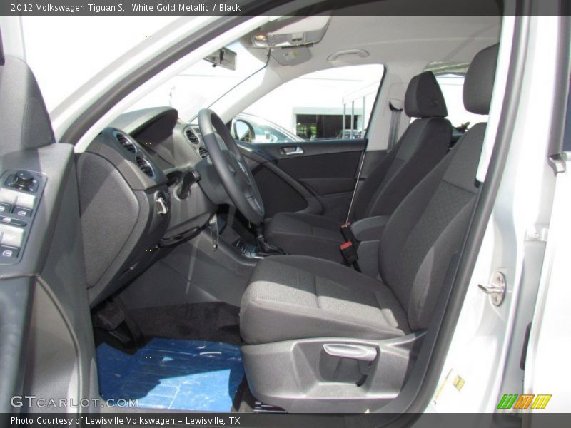 White Gold Metallic / Black 2012 Volkswagen Tiguan S