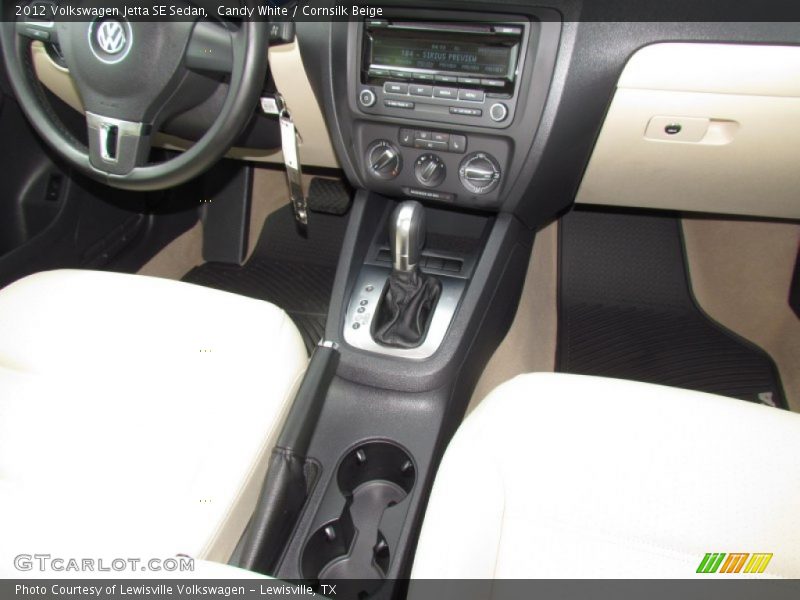 Candy White / Cornsilk Beige 2012 Volkswagen Jetta SE Sedan