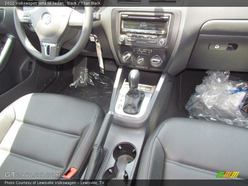 Black / Titan Black 2012 Volkswagen Jetta SE Sedan