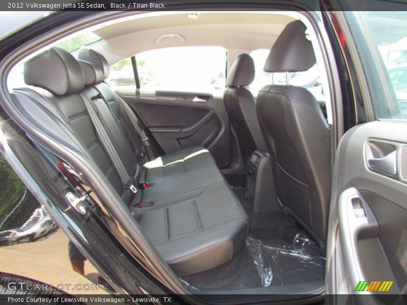 Black / Titan Black 2012 Volkswagen Jetta SE Sedan