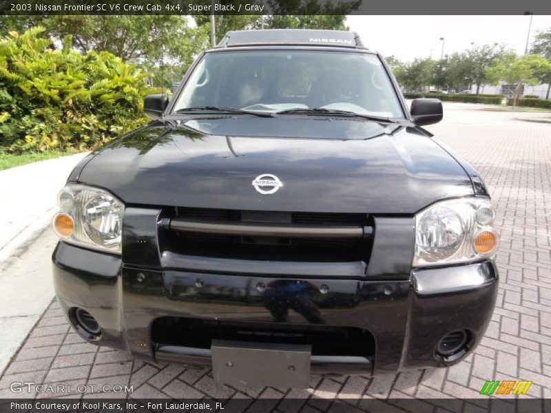  2003 Frontier SC V6 Crew Cab 4x4 Super Black