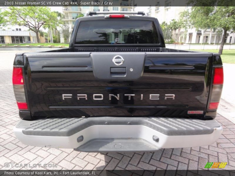  2003 Frontier SC V6 Crew Cab 4x4 Super Black