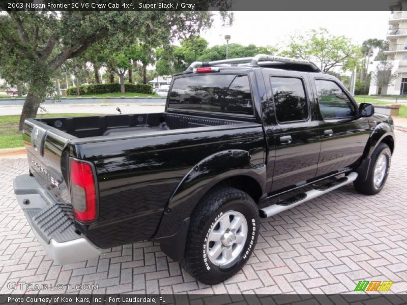  2003 Frontier SC V6 Crew Cab 4x4 Super Black