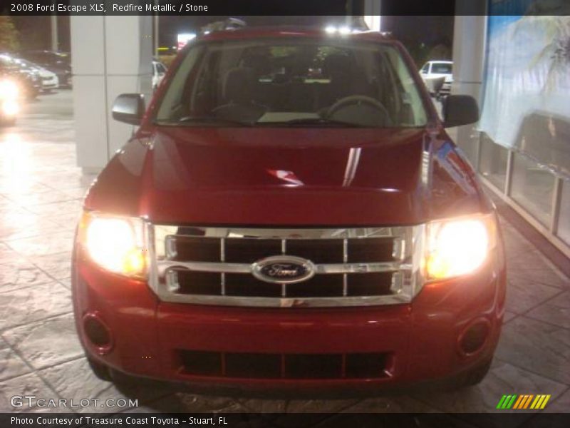 Redfire Metallic / Stone 2008 Ford Escape XLS