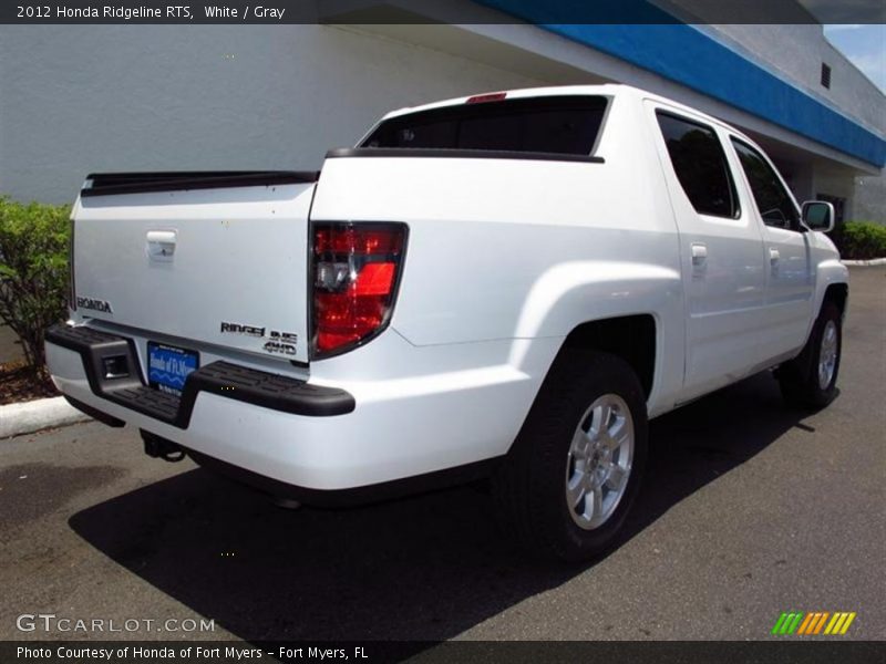 White / Gray 2012 Honda Ridgeline RTS