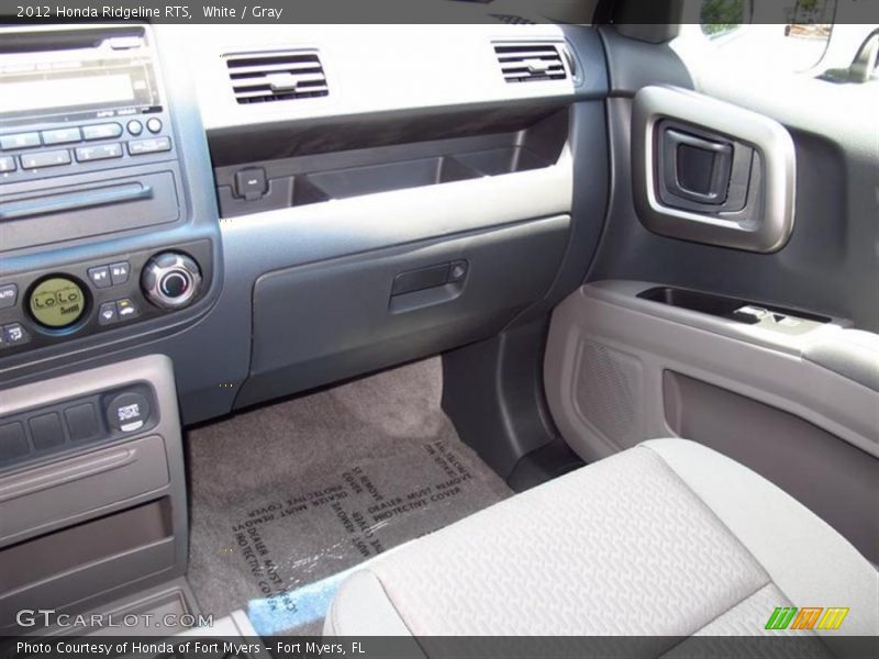 White / Gray 2012 Honda Ridgeline RTS