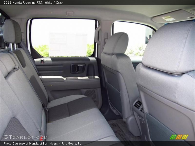 White / Gray 2012 Honda Ridgeline RTS