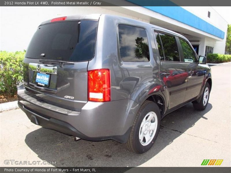 Polished Metal Metallic / Gray 2012 Honda Pilot LX 4WD