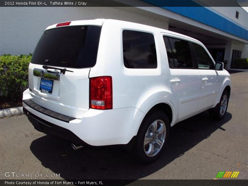 Taffeta White / Gray 2012 Honda Pilot EX-L