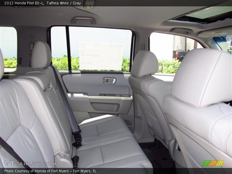 Taffeta White / Gray 2012 Honda Pilot EX-L