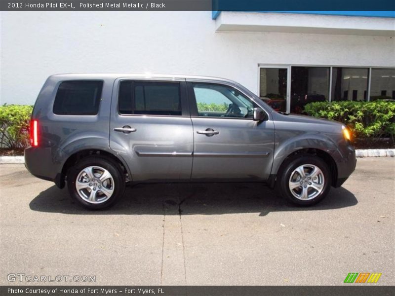 Polished Metal Metallic / Black 2012 Honda Pilot EX-L