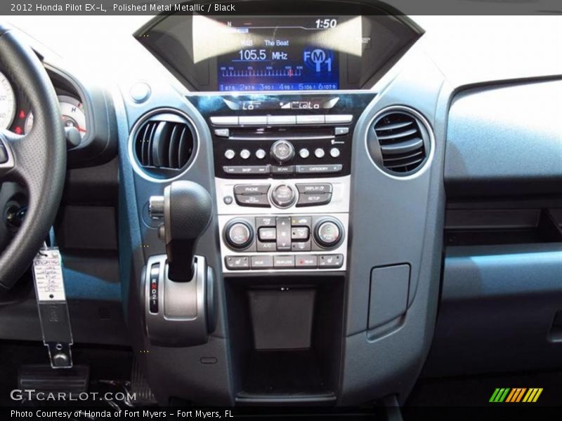 Polished Metal Metallic / Black 2012 Honda Pilot EX-L