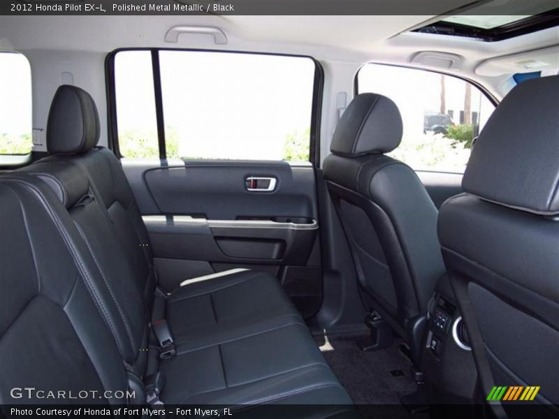 Polished Metal Metallic / Black 2012 Honda Pilot EX-L