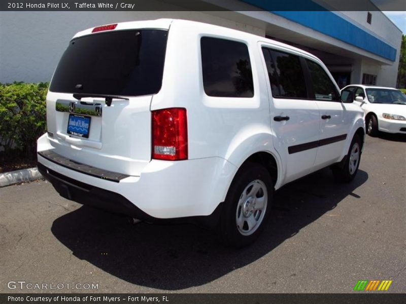 Taffeta White / Gray 2012 Honda Pilot LX