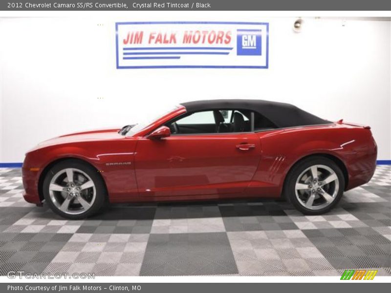 Crystal Red Tintcoat / Black 2012 Chevrolet Camaro SS/RS Convertible