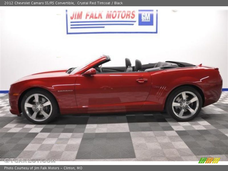 Crystal Red Tintcoat / Black 2012 Chevrolet Camaro SS/RS Convertible