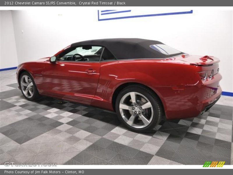 Crystal Red Tintcoat / Black 2012 Chevrolet Camaro SS/RS Convertible