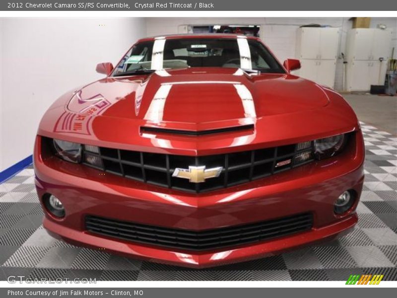 Crystal Red Tintcoat / Black 2012 Chevrolet Camaro SS/RS Convertible