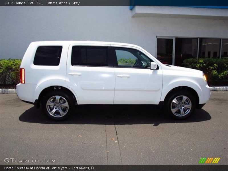 Taffeta White / Gray 2012 Honda Pilot EX-L