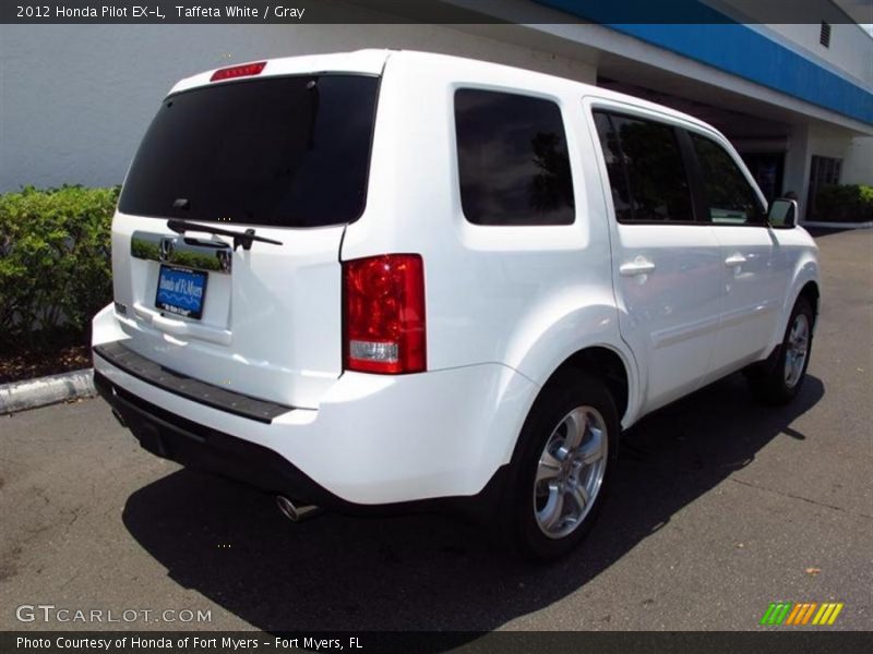 Taffeta White / Gray 2012 Honda Pilot EX-L