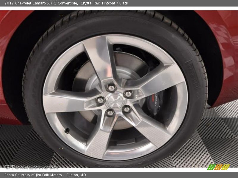 Crystal Red Tintcoat / Black 2012 Chevrolet Camaro SS/RS Convertible