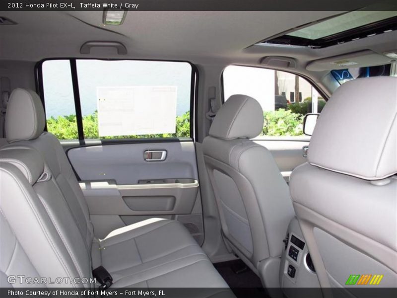 Taffeta White / Gray 2012 Honda Pilot EX-L