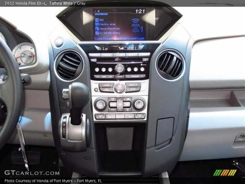 Taffeta White / Gray 2012 Honda Pilot EX-L