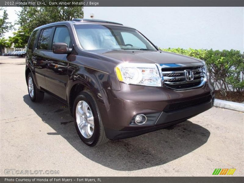 Front 3/4 View of 2012 Pilot EX-L