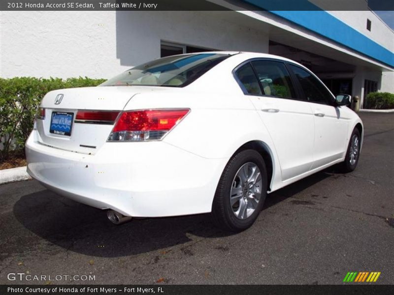 Taffeta White / Ivory 2012 Honda Accord SE Sedan