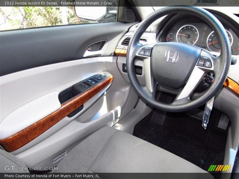 Polished Metal Metallic / Gray 2012 Honda Accord EX Sedan