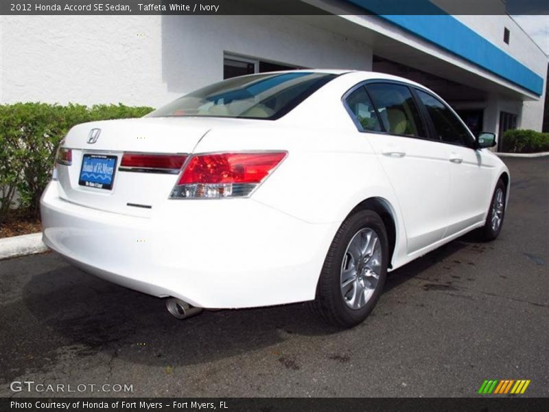 Taffeta White / Ivory 2012 Honda Accord SE Sedan