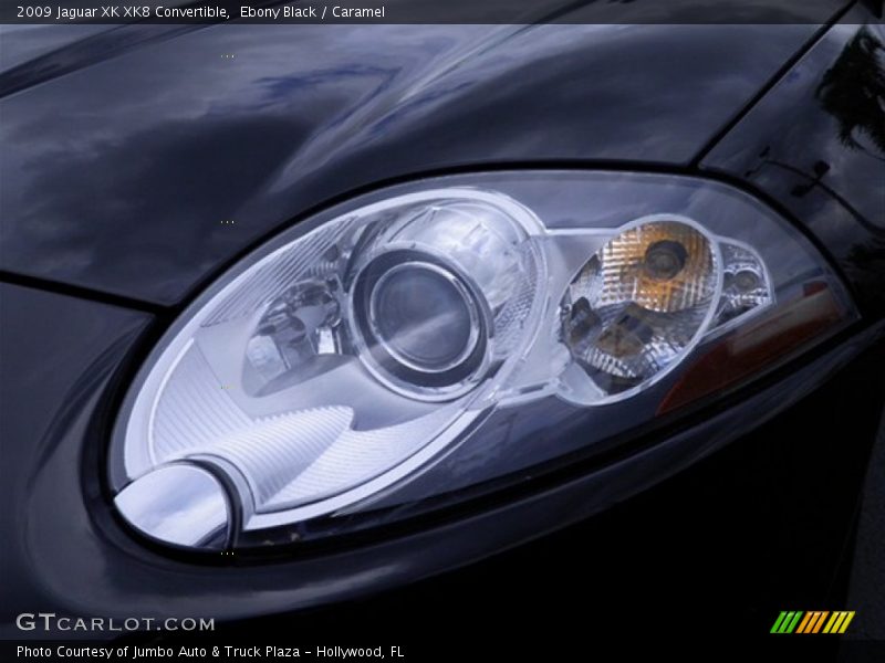 Ebony Black / Caramel 2009 Jaguar XK XK8 Convertible