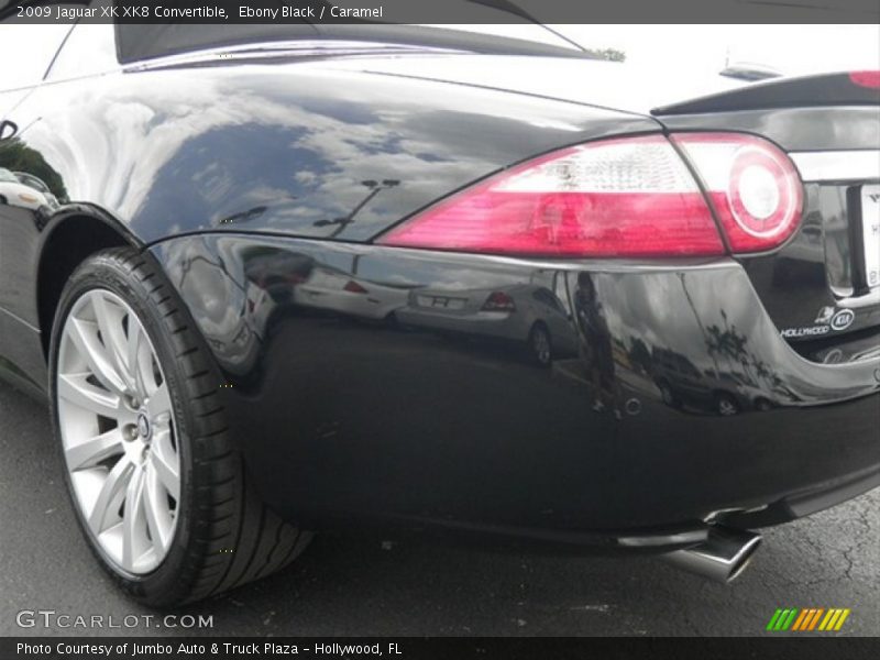 Ebony Black / Caramel 2009 Jaguar XK XK8 Convertible