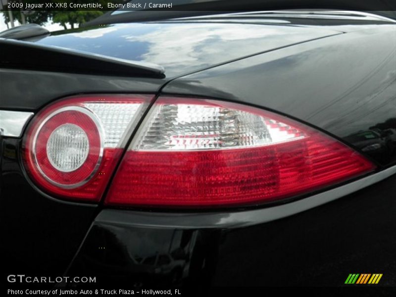 Ebony Black / Caramel 2009 Jaguar XK XK8 Convertible