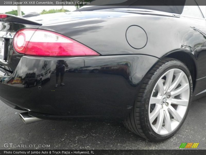 Ebony Black / Caramel 2009 Jaguar XK XK8 Convertible