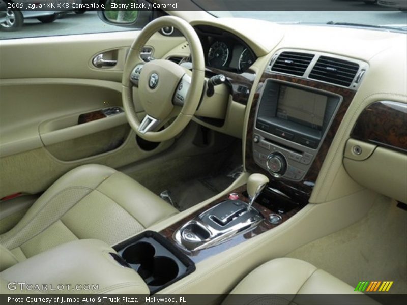 Ebony Black / Caramel 2009 Jaguar XK XK8 Convertible