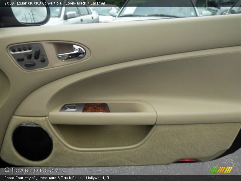 Ebony Black / Caramel 2009 Jaguar XK XK8 Convertible