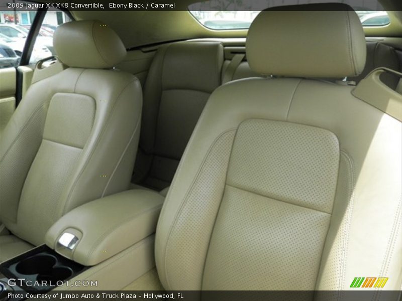 Ebony Black / Caramel 2009 Jaguar XK XK8 Convertible