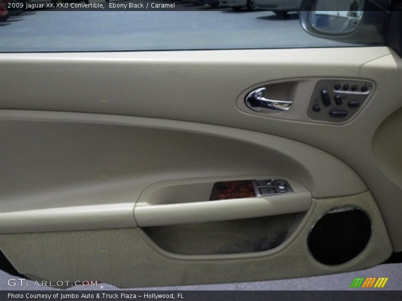 Ebony Black / Caramel 2009 Jaguar XK XK8 Convertible